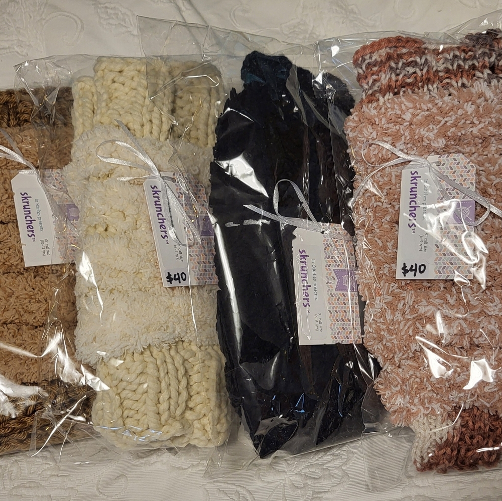 Custom hand knit skrunchers™ legwarmers sized to your specifications!
